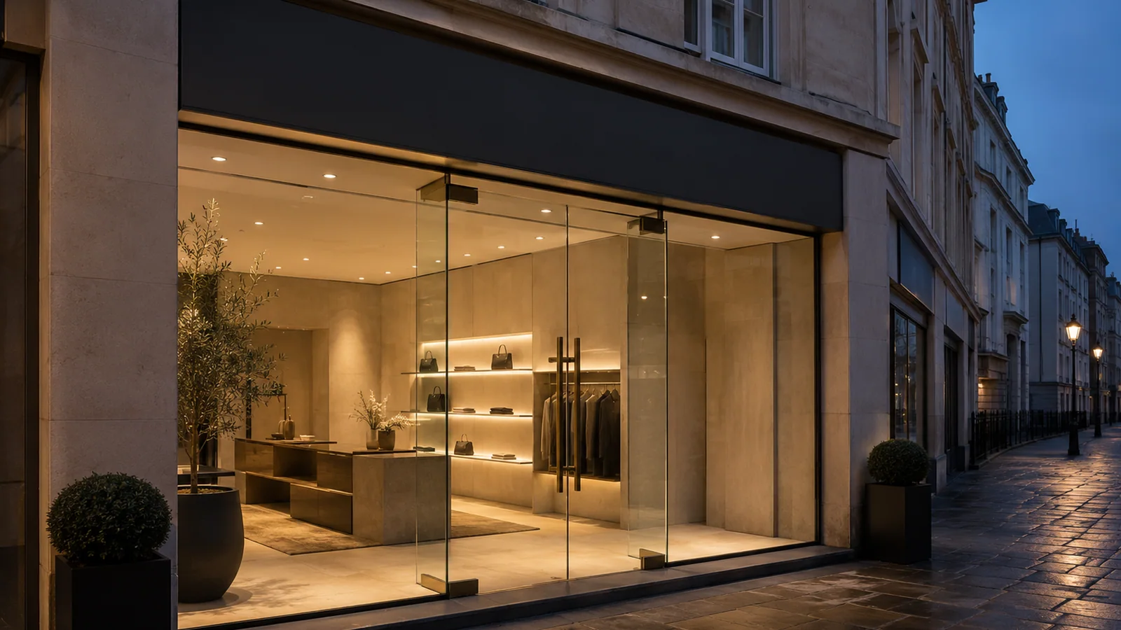 Commercial shopfront installed by Shopfront Specialists
